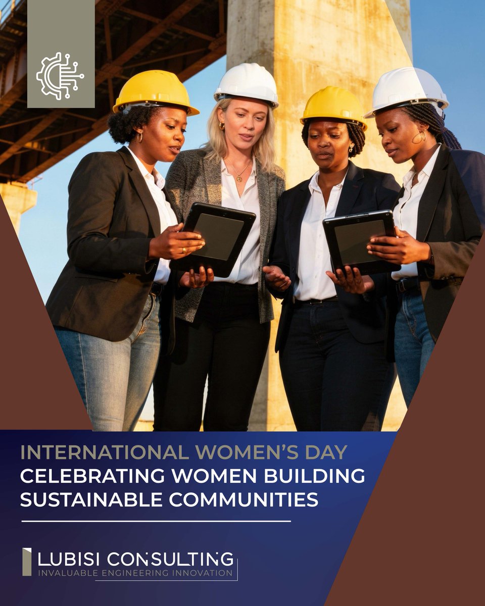 Lubisi_co's tweet image. A resilient community starts with the engineers who build it. We celebrate the women whose technical excellence delivers sustainable infrastructure solutions.

#IWD2026
#SmartEngineering 
#LubisiConsulting