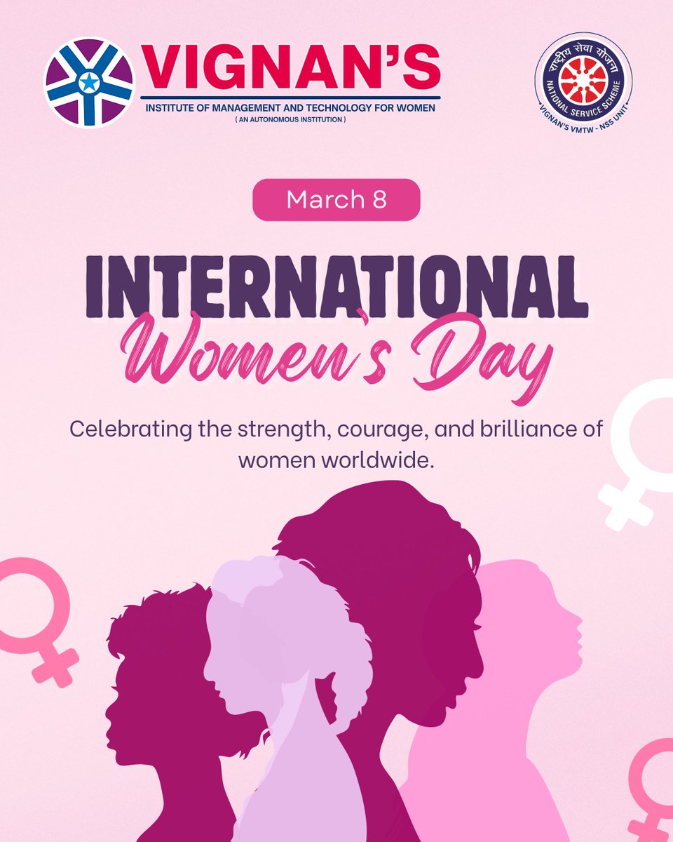 VMTW_NSS's tweet photo. This #InternationalWomensDay, 
NSS stands for "Rights. Justice. Action." We believe that empowering women is the key to a developed India.
 Let’s move from symbolic gestures to structural change for ALL women and girls. ✊✨ #NotMeButYou #NSS #IWD2026 #EqualityForAll https://t.co/YyPqJ2W25s