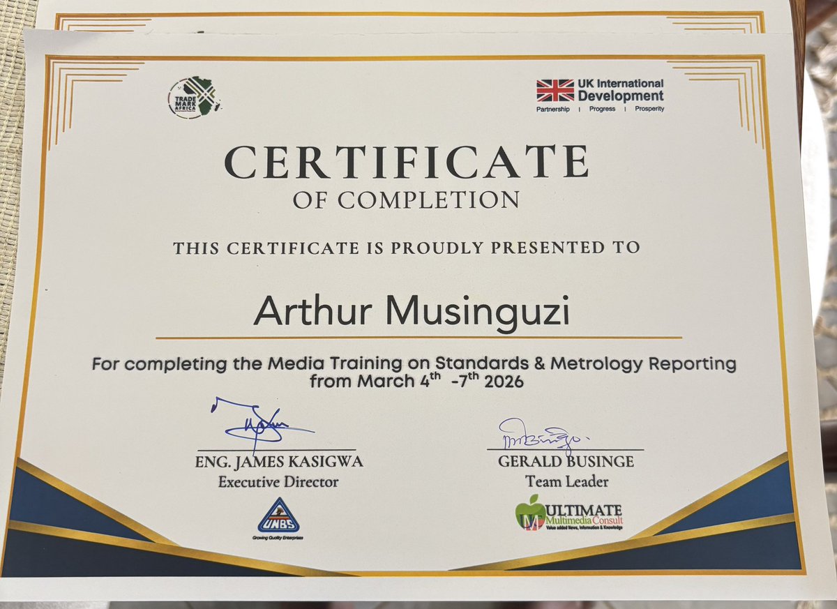 Arthur Musinguzi tweet media