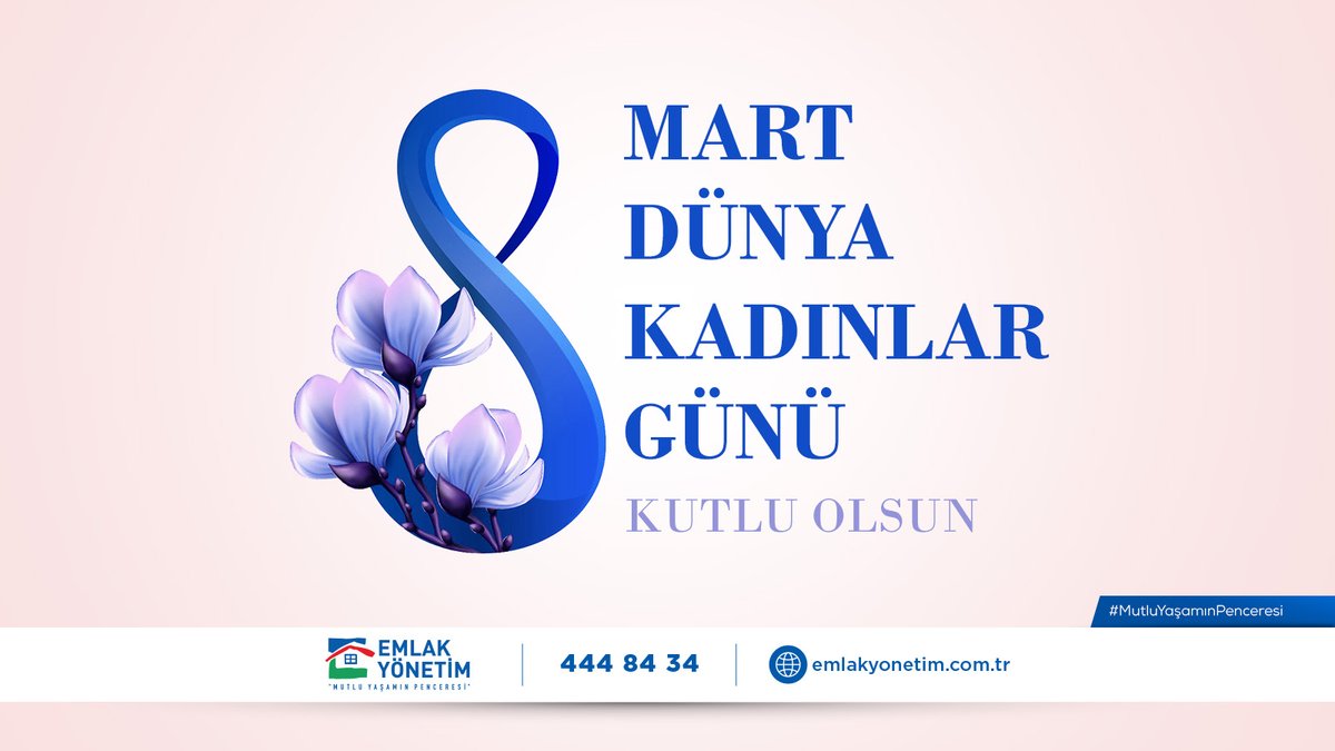 EmlakYonetim's tweet photo. 8 Mart Dünya Kadınlar Günü🌸

Hayatın her alanında emeği, azmi ve üretkenliğiyle değer katan; aileyi, toplumu ve geleceği sevgiyle ve özveriyle şekillendiren tüm kadınlarımızın 8 Mart Dünya Kadınlar Günü’nü saygıyla kutluyoruz. 🌿

#8Mart #DünyaKadınlarGünü #EmlakYönetim #MutluYaşamınPenceresi