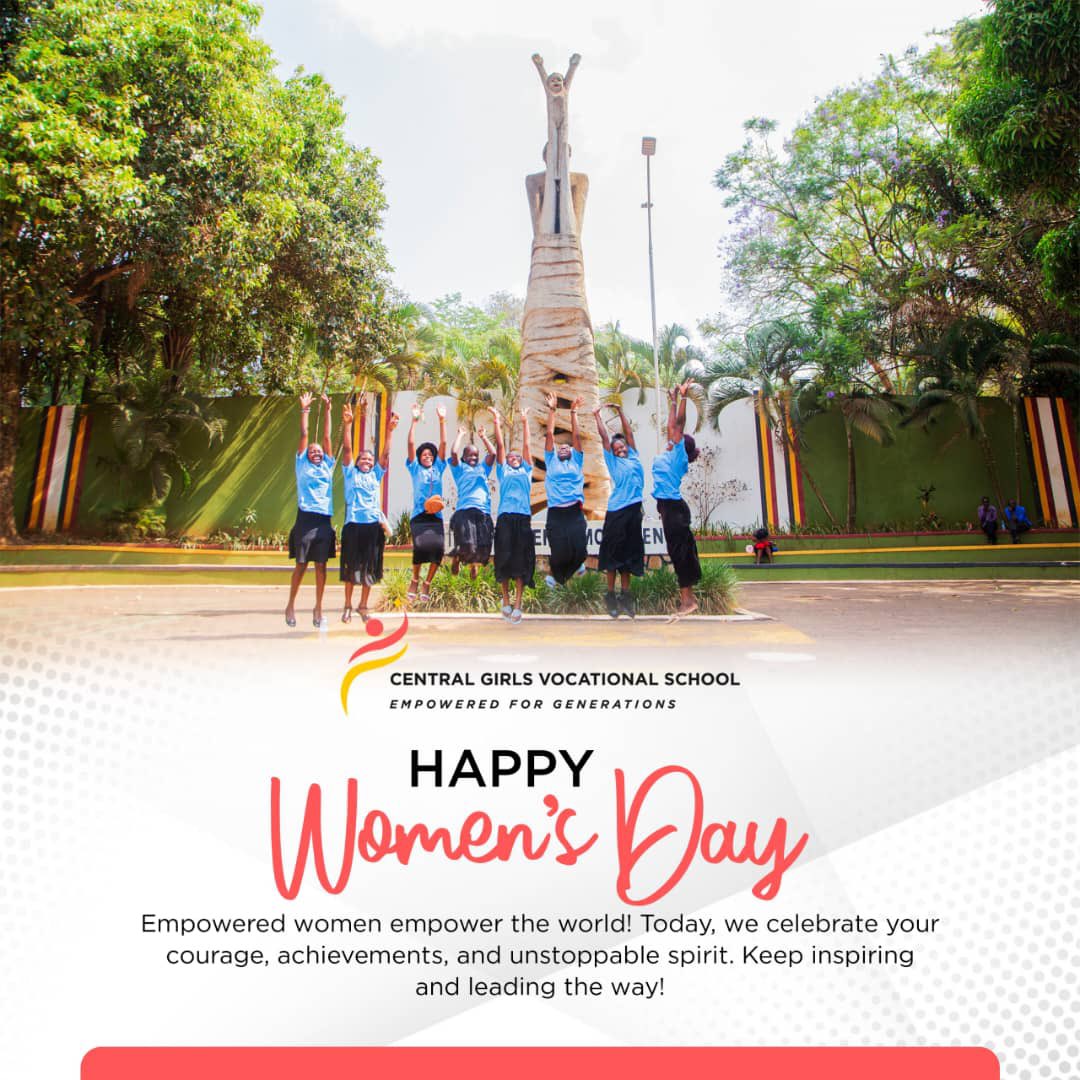 CGVSUganda's tweet photo. Empowered women empower the world!
At #CGVS, we are skilling the next generation of leaders to break cycles & build futures.
This #InternationalWomensDay, we celebrate the courage & unstoppable spirit of our girls.
Let’s #GiveToGain
#IWD2026 #PowerHerUp #WomenInVocationalTraining https://t.co/8uuDfI6jae