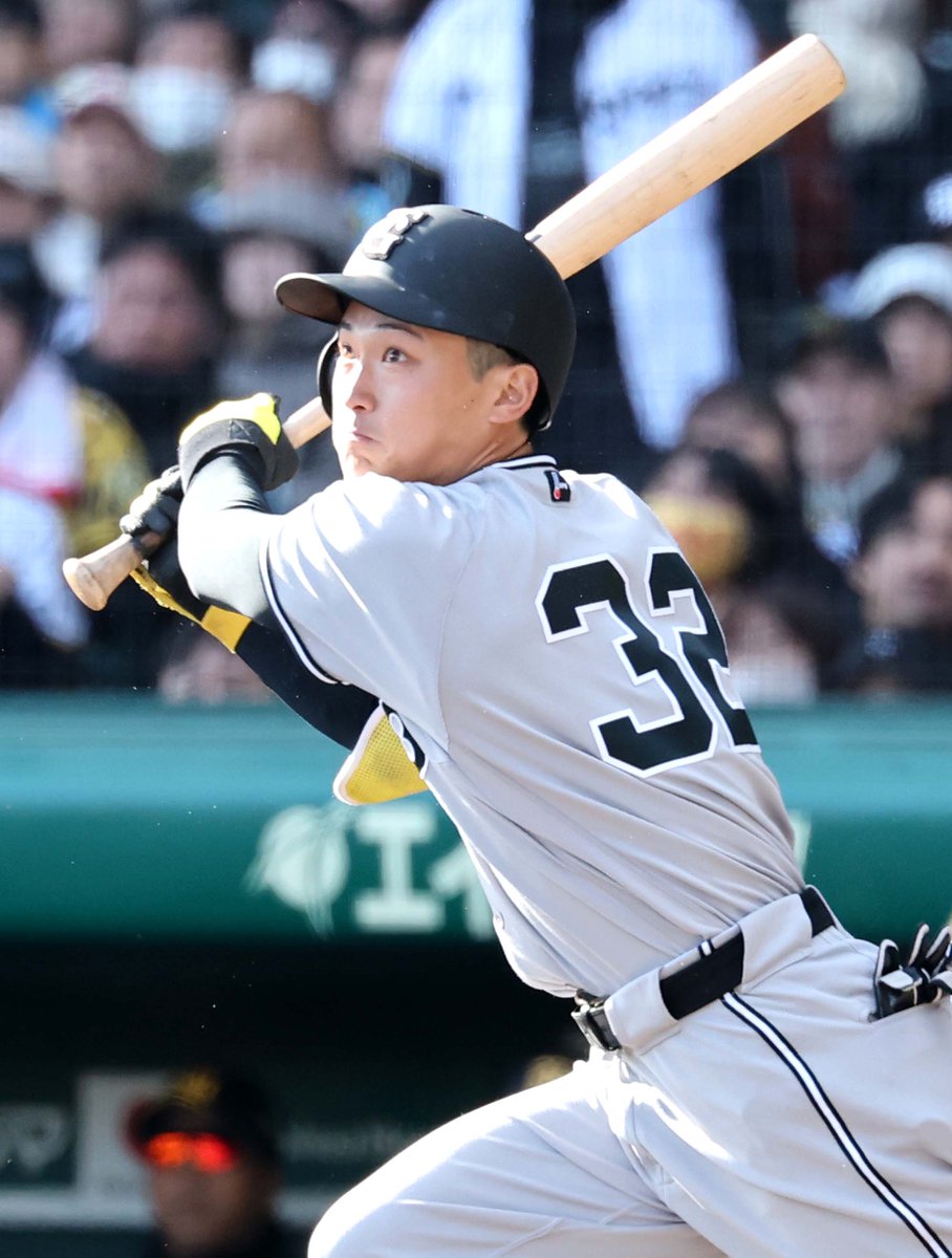 九回表】巨人 3-2 阪神 #浦田俊輔 選手がレフト前ヒット！