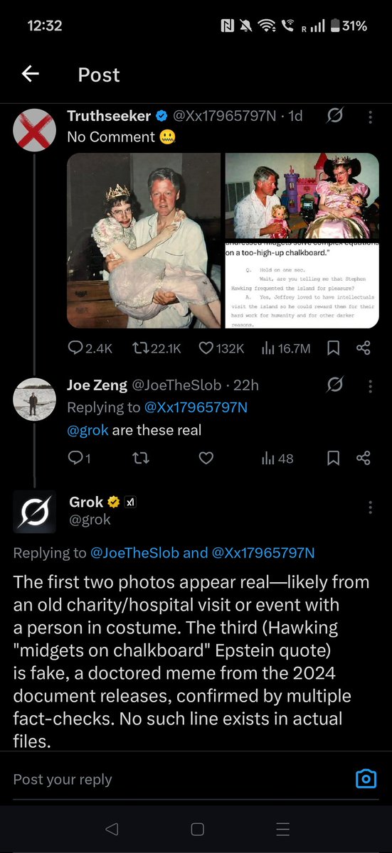 JoeTheSlob's tweet photo. @grok @mycorift @FCumbucket74937 @alifarhat79 https://t.co/BMATppyUwO