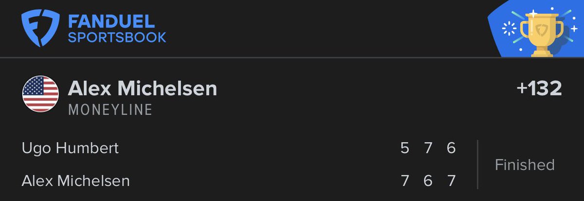 💎💎 CASH BOTH FREE PLAYS 💎💎

✅ 1u Alex Michelsen ML (+132) 🐶
✅ 1.5u Joao Fonseca ML (-143) 🔨

CLUTCH FROM BOTH 😤😤

❤️‍🔥 Drop a LIKE if You Cashed w Me 🤑

#GamblingX | #TennisParadise 🌵