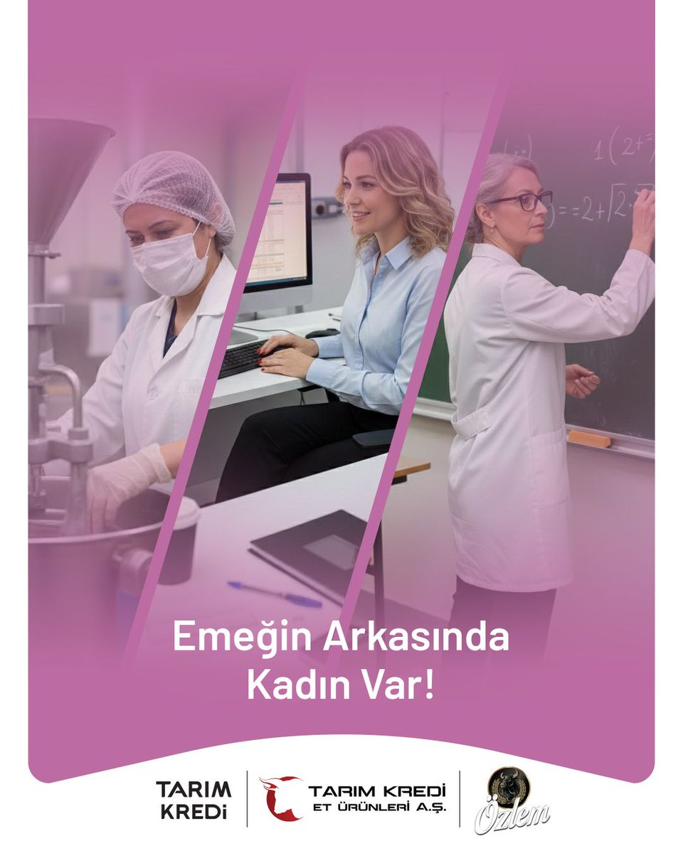 Cesaretleri, fikirleri ve emekleriyle dünyayı güzelleştiren tüm kadınlara teşekkür ederiz.
Bugün ve her gün sizin gününüz!
#Özlem #TarımKrediEt #TarımKredi #KadınlarGünü