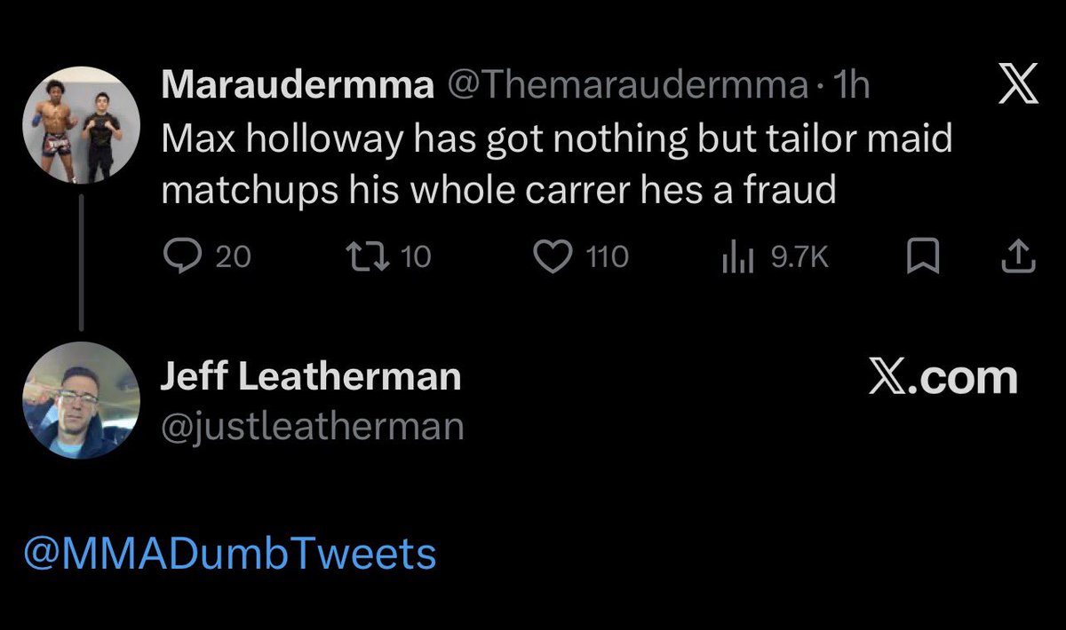 MMA’s Dumbest Tweets tweet media