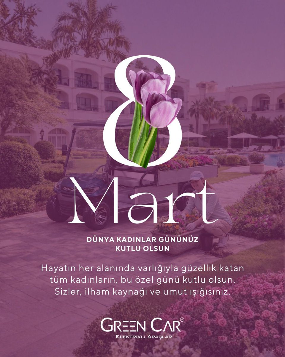greencarturkey's tweet photo. Bugün, emeğiyle dünyayı güzelleştiren tüm kadınların günü.

Üreten, geliştiren, yöneten ve ilham veren kadınlarla birlikte daha sürdürülebilir bir gelecek mümkün.

8 Mart Dünya Kadınlar Günü kutlu olsun. 🌸

#8Mart #DünyaKadınlarGünü https://t.co/7RG0JVWzZ0