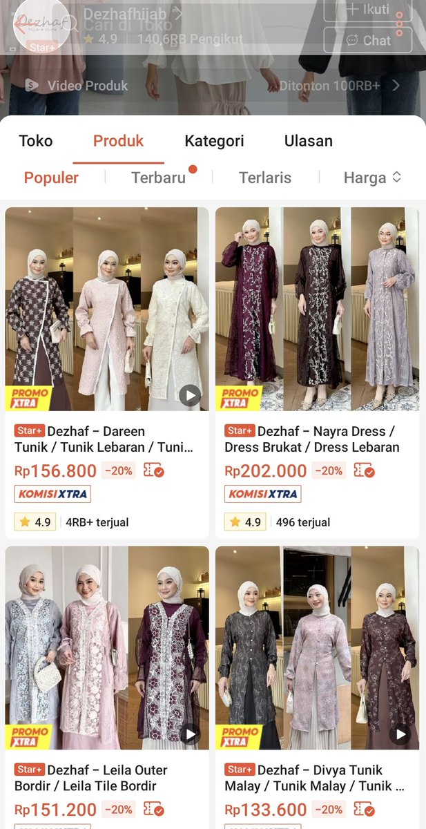 ladyb2504's tweet photo. 🔥REKOMENDASI BANGET TOKO BAJU LEBARAN🔥 

RATING TOKO 4.9⭐️
CAKEP CAKEP POLLLL💞
HARGA MASIH RAMAH DI KANTONG🫰
BANYAK BANGET PILIHAN BAJUNYA💗

https://t.co/eB8racn9HL https://t.co/Lz8yoAVKoJ