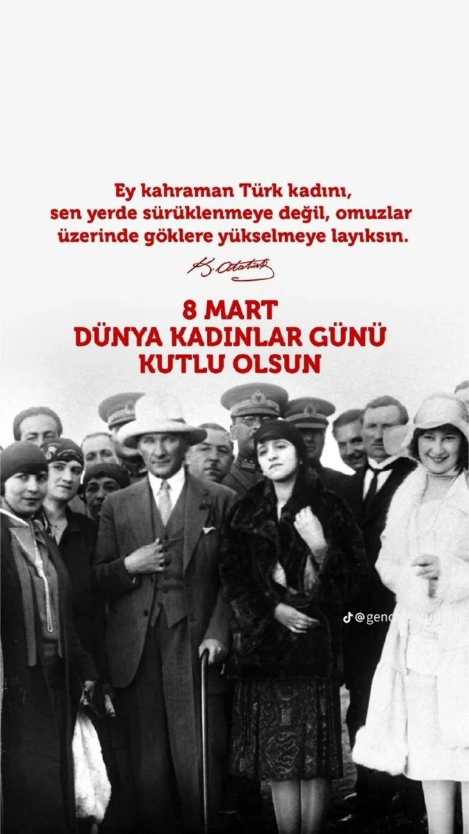 Kadınlar olmasaydı dünyada ki hiçbir şeyin önemi kalmazdı. En kıymetli varlık olan kadınların 

DÜNYA KADINLAR GÜNÜ KUTLU OLSUN..
#8MartDünyaKadınlarGünü
