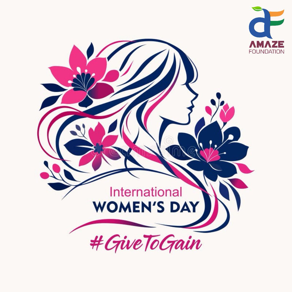 AmazeFoundation's tweet photo. On International Women's Day, we celebrate the strength, courage, compassion, brilliance &amp; determination of every woman and girl because when women rise, the world rises with them.

#InternationalWomensDay 
#InternationalWomensDay2026
#GiveToGain #HappyWomensDay https://t.co/MjS2YWB1Dx