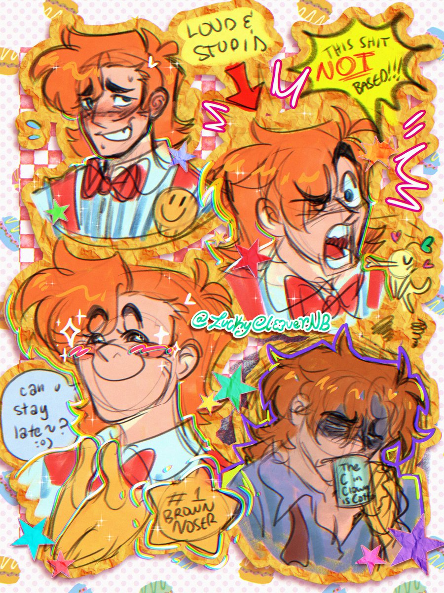luckycloverNB's tweet photo. 🤡 idiot 💫

#SunnyDayJack #SunnyDayJackFanart #SunnyDayJackBarry https://t.co/TDNrMFF0ut