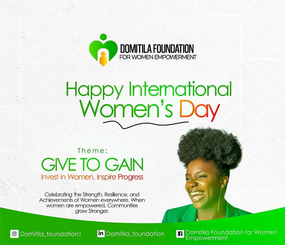 domifoundation's tweet photo. Happy International Women’s Day! 💜
At the Domitila Foundation for Women Empowerment, we remain committed to empowering women. Give to Gain — when women rise, communities grow. ✨

#IWD2026 #GiveToGain https://t.co/kDfcA5alWe