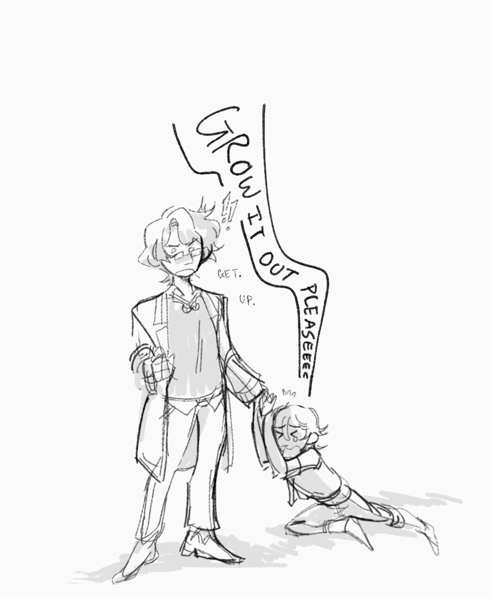 if i had a nickel for every time i drew a ratio hair comic, i’d have two nickels