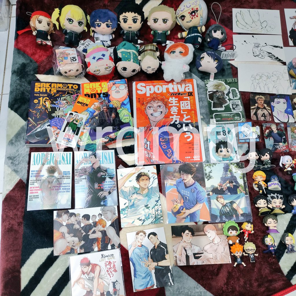 warung_matagi's tweet photo. RT &amp; Likes are appreciated🫣
DECLUTTERING THREAD

aab Sakamoto Days, Haikyuu, Frieren, Slam dunk, Kaiju no.8, and random (check on thread)
 
bisa di rep aja di postingannya dan akan ku update berkala kl sold

🇮🇩 only
co via 🍊 OK 
🚛 prefer JNE/POS
📍Depok

#warunganime #wts https://t.co/qqHQe4yJjx