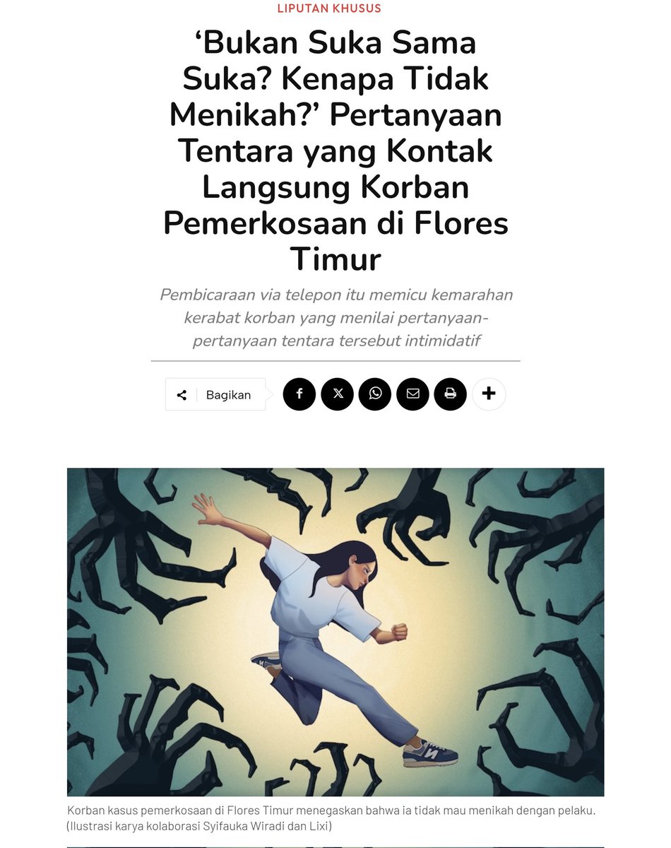 Seorang Buron Polisi yang Menjadi Prajurit TNI

Trigger warning!

Selamat hari perempuan internasional. Happy international women’s day #IWD2026. Di tahun ini tema yang diangkat oleh PBB adalah “Rights. Justice. Action. For ALL Women and Girls.” Sementara ada pula kampanye yang