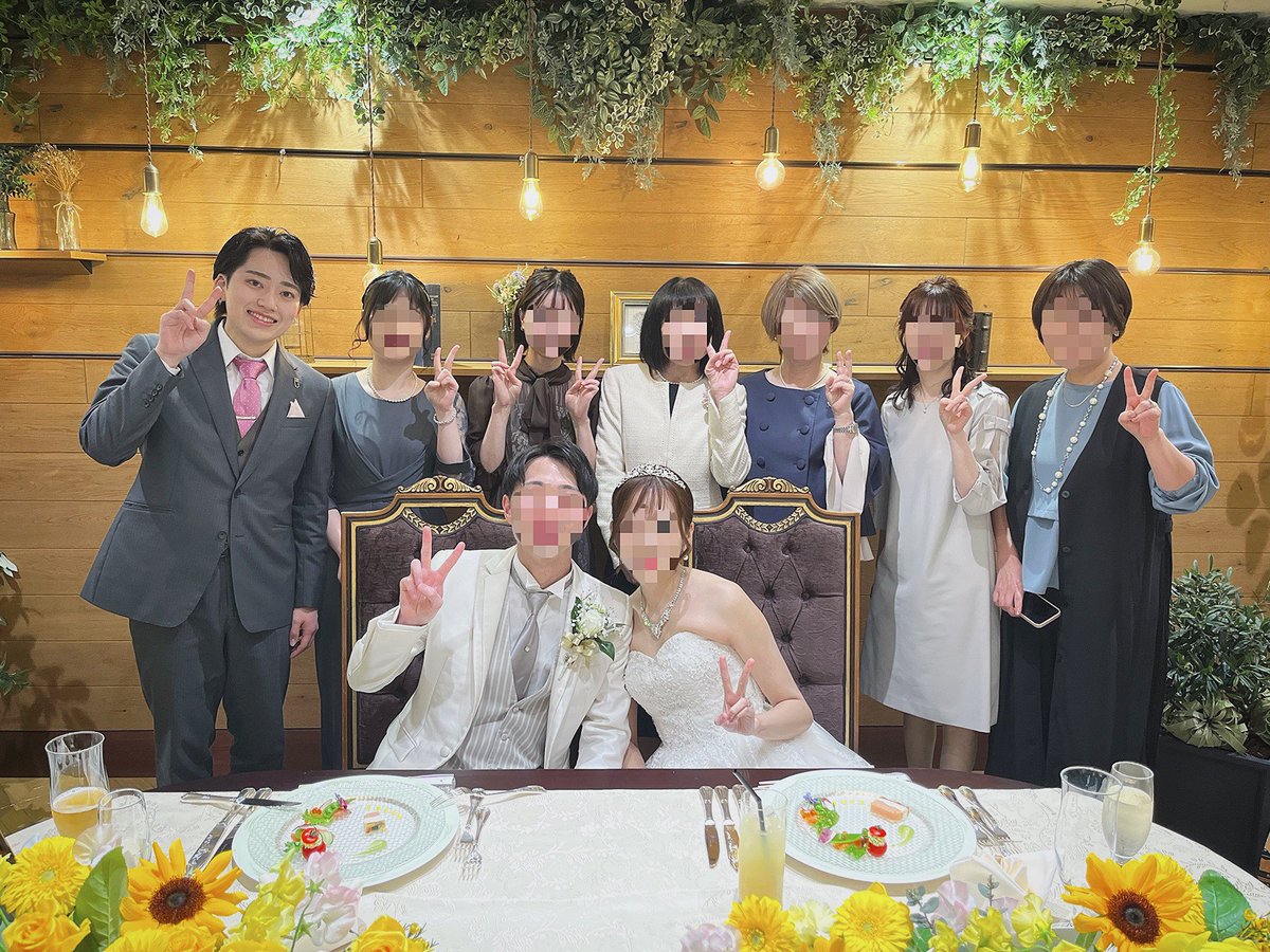 gencha_5160's tweet photo. 大切な親友の結婚式💐💍
お祝いできて本当に幸せです https://t.co/9UL0jr3Ov0