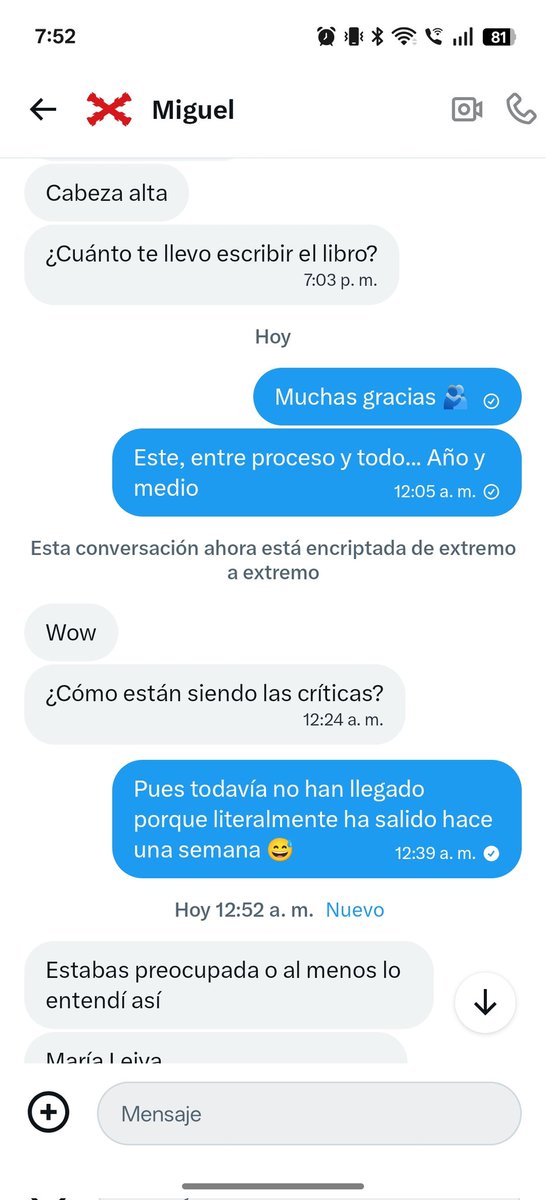 María Leiva (Escritora) tweet media