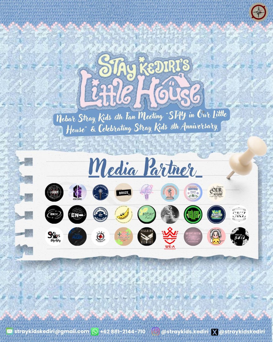 🏡 Nobar Stray Kids 6TH FANMEETING “STAY in Our Little House” &amp; Celebrating Stray Kids 8th Anniversary with STAY Kediri🥳🎉

📅 Minggu, 5 April 2026
⏰ 14.30 WIB – END
📍WE CAFE KEDIRI
👕Blue, White, Denim
💸60K (DP 40K)

bit.ly/staykedirislit…

📷 See details on the poster!!