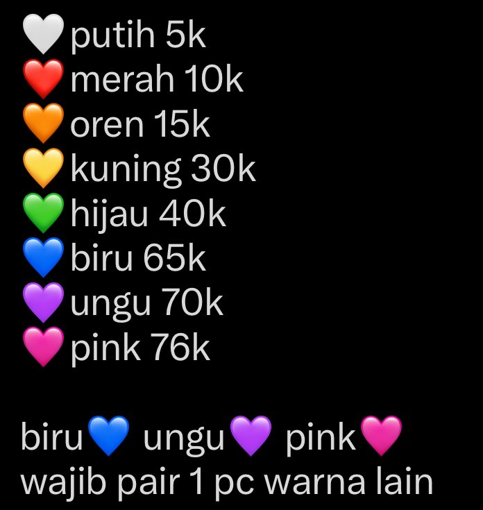 moonjaysss's tweet photo. #WTS #WTB 
hallo all, aku mau stop collect pc jadi harga jangan di jadikan patokan🙏

all good condi pc (barang boleh cek condi keadaan baru semua)✅
prefer take banyak✅
📍Bekasi, Jawa Barat https://t.co/OXUkdpBg0B