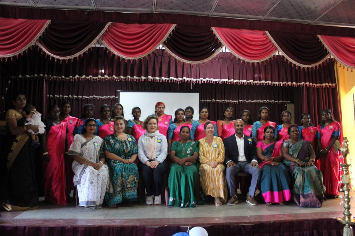 CanHCSriLanka's tweet photo. Celebrating #InternationalWomensDay by honoring 200+ #EmpoweredWomen in Hatton!
Through "Home Grown Solutions"—our 2-year #CFLI project with SWEAT—we’re strengthening entrepreneurship, networks, and leadership for lasting community impact. 
 @CanadaDev #IWD2026 https://t.co/fitaELO40q
