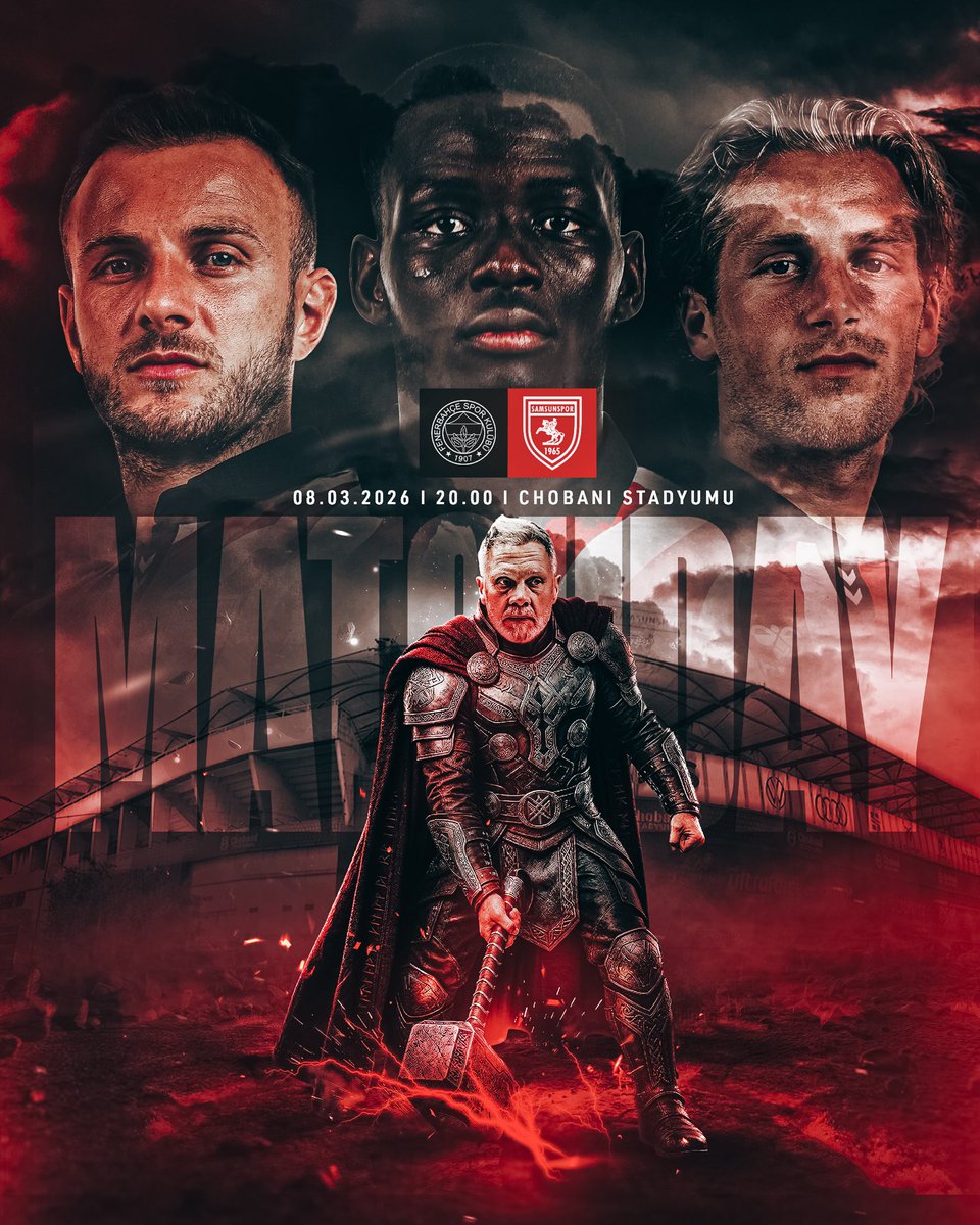 Samsunspor's tweet photo. MAÇ GÜNÜ 💪
 #SamsununMaçıVar

#Samsunspor #AtatürklüArma #FBvSAM https://t.co/TlmlaDzuaG