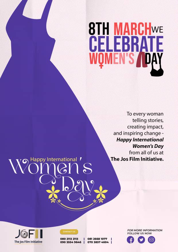 Happy International Women’s Day to all the incredible women making a difference every day.

#InternationalWomensDay
#IWD2026
#CelebrateWomen
#CreativityForChange
#JOFII
#JosFilmInitiative
#WomenInCreativeIndustry