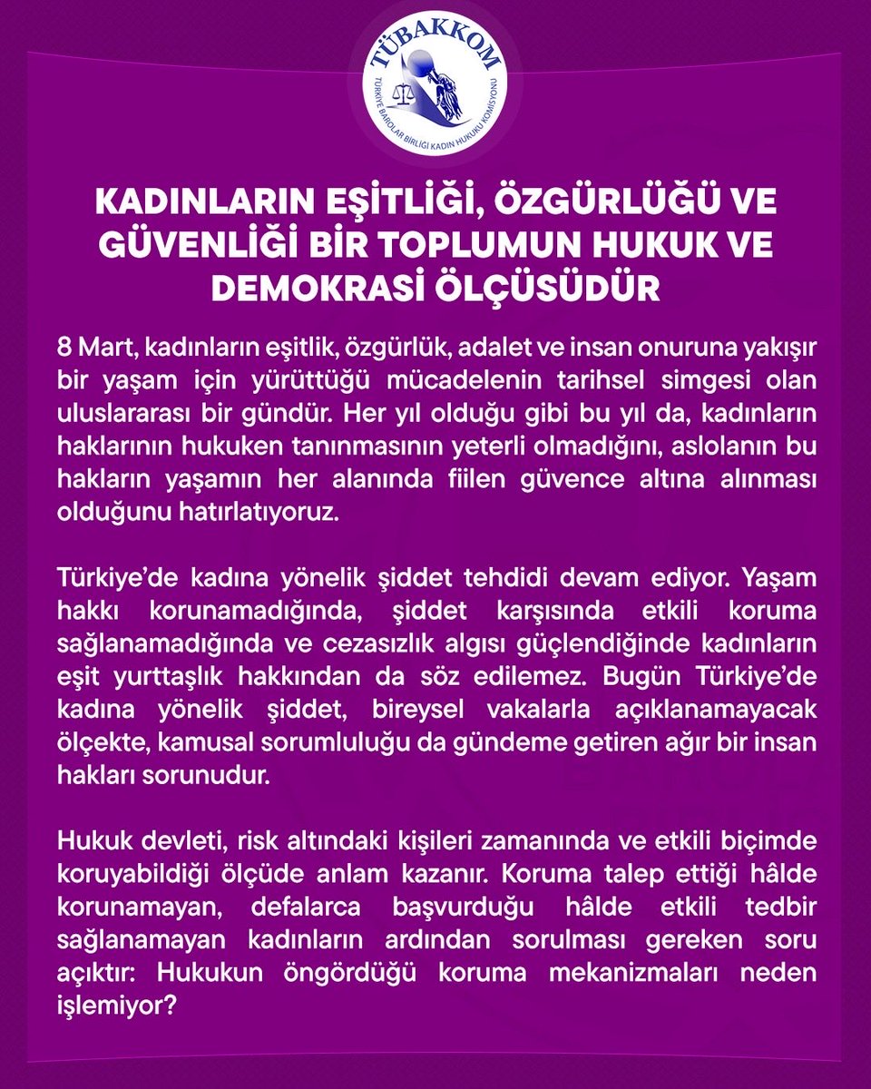 Türkiye Barolar Birliği tweet media