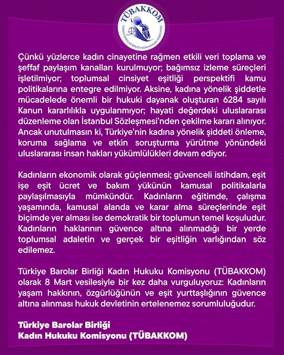 Türkiye Barolar Birliği tweet media