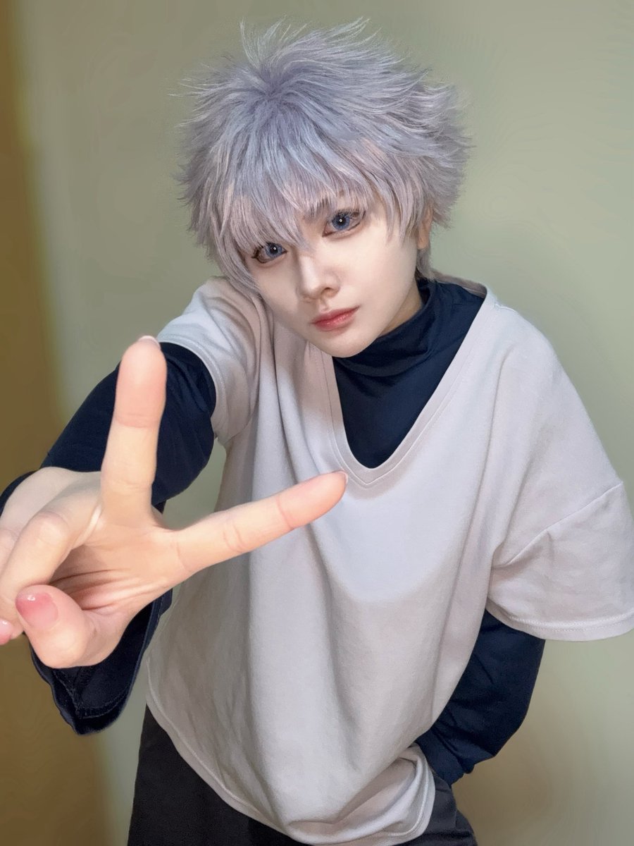 ano__cos2's tweet photo. 億年ぶりにキルアのコスプレした✌🏻 https://t.co/ofmQIZ8nEQ