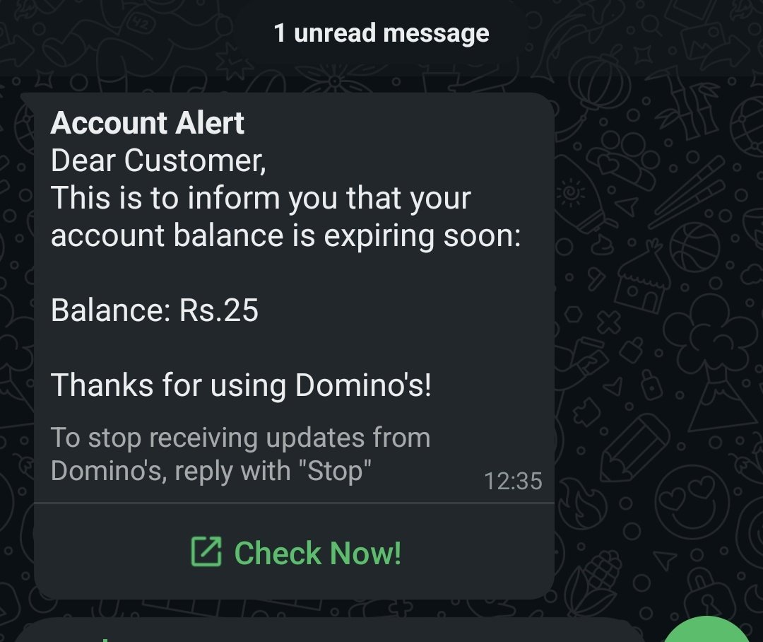 Krde expire bsdk nhi khana tera pizza madarchod <a href="/dominos/">Domino's Pizza</a>