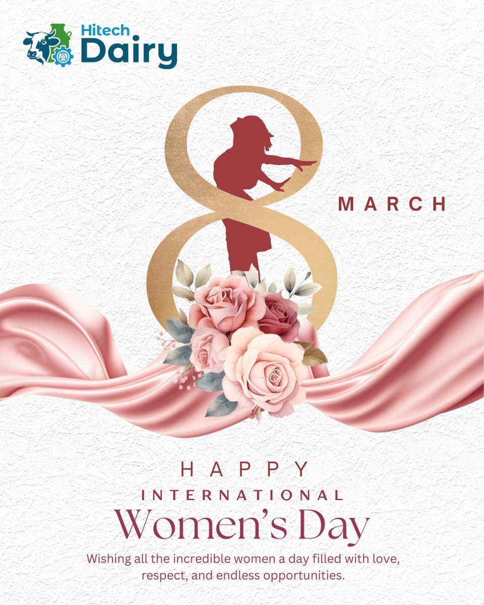 HitechdairyStpl's tweet photo. Celebrating the strength, grace, and achievements of women everywhere. 🌸
Happy International Women’s Day to all the incredible women who inspire, lead, and nurture every day. 💐

#WomensDay #WomensDay2026  #WomensDaycelebration https://t.co/NMnoGFAety