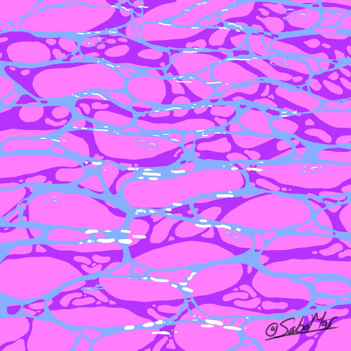 SaboCherry13's tweet photo. Not my best but first time trying to do a water effect…. Maybe I need to change the thickness? I love the colors… Any thoughts? #vaperwave #water #digitalart #Procreate #tips #help https://t.co/S9oZnazv4J