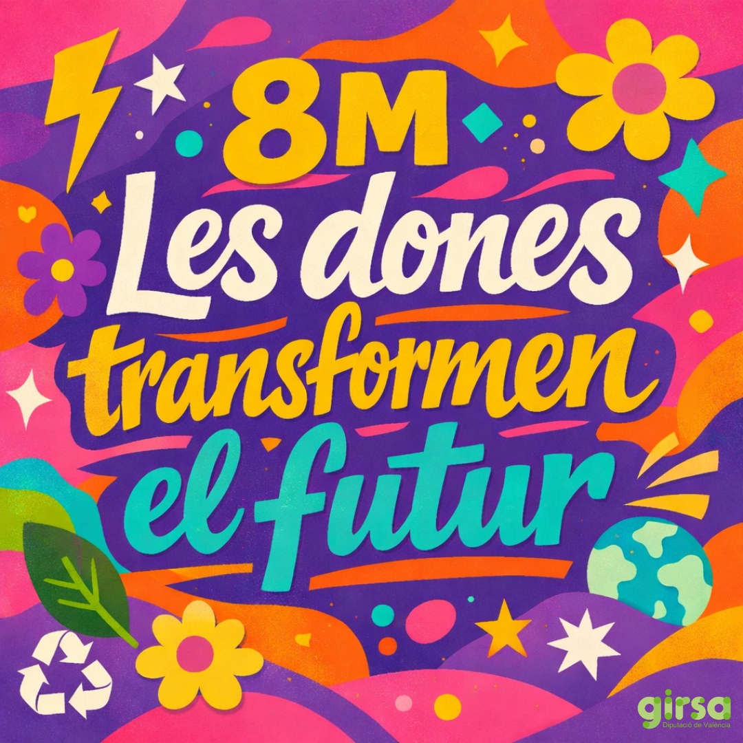 Les dones transformen el futur cada dia.

A Girsa, el talent, l’esforç i el compromís de moltes dones fan possible un territori més sostenible i responsable.

Hui, 8 de març, celebrem el seu treball i continuem avançant cap a una societat més igualitària.

💜 #8M #DiaDeLaDona