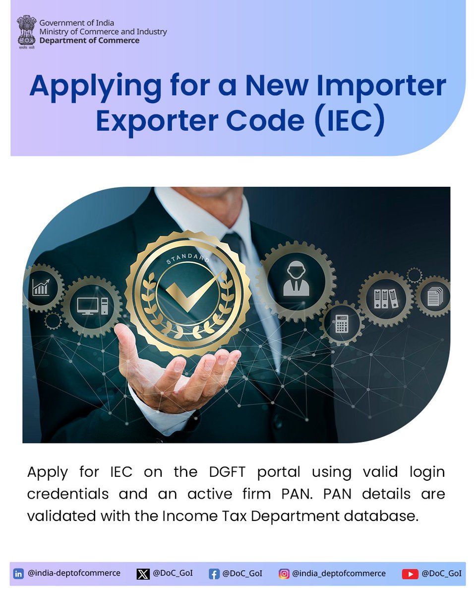 How to Apply for Importer Exporter Code (IEC) Businesses can apply for ...