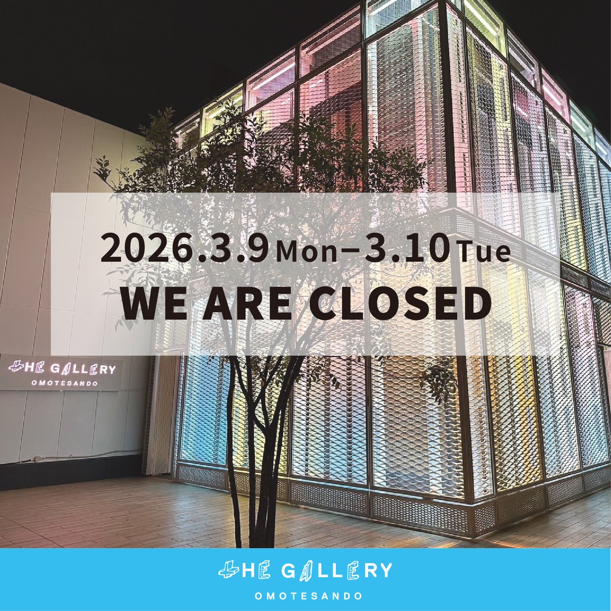 tHE GALLERY OMOTESANDO tweet media