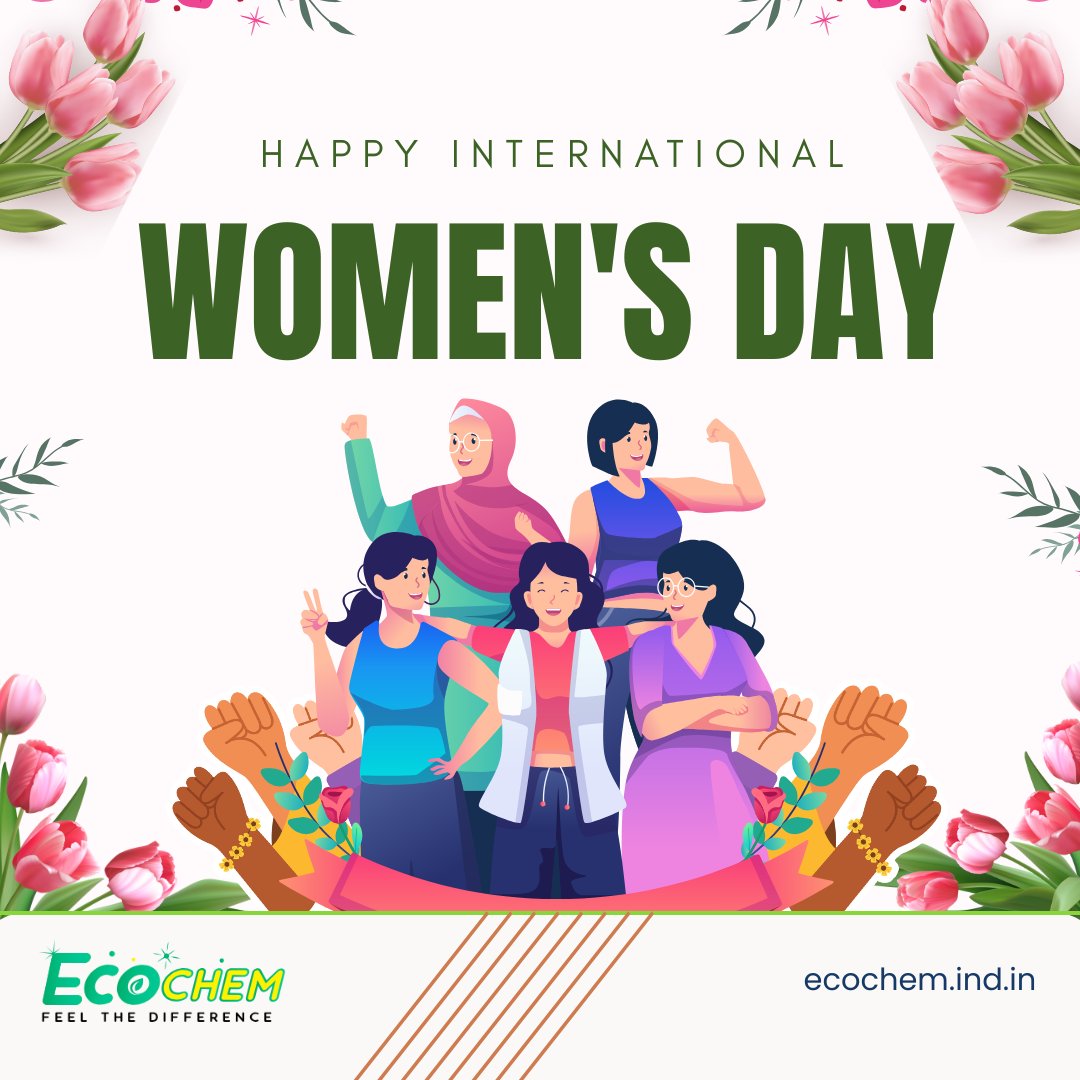 ecochemindia's tweet image. Celebrating the strength, courage, and achievements of women everywhere. Happy Women’s Day!
.
.
#WomensDay #EcoFriendly #SustainableFuture #WomenForEnvironment #GreenLeadership #Ecochem#InternationalWomensDay#RespectWomen