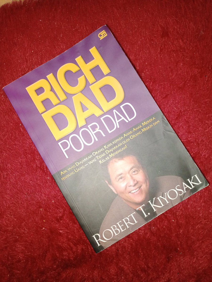 Chacayourbae's tweet photo. ✨WTS ✨
preloved buku Rich Dad Poor Dad, only 45k nett.
cod bandung💌

#Wanttosell 
#wts
#preloved 
#buku https://t.co/WgM0OHIz1D