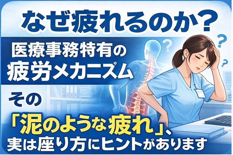 pt_org_dev's tweet photo. 【医療事務の方へ】
理学療法士・看護師のチームが「座りすぎ」による慢性疲労の対策をまとめました。

まずはタイプ診断✅
あなたの疲れはどのタイプ？👇
①夕方ガス欠
②集中切れ
③寝ても回復しない

1つでも当てはまったら、解決策はリプ欄へ⏬
#医療事務 #レセプト https://t.co/zrVHXKMYJj
