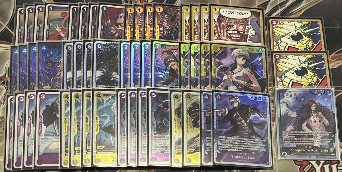 Locals
PY Rosinante 

R1 P Doffy ⭕️
R2 PY Rosinante ⭕️
R3 RG Luffy ⭕️
R4 RB Koby ⭕️