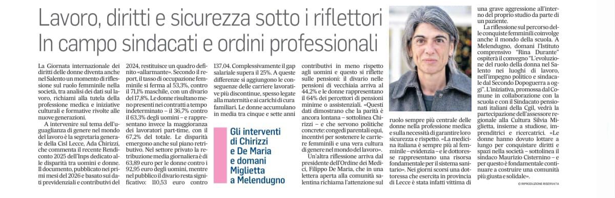 Cisl Lecce tweet media