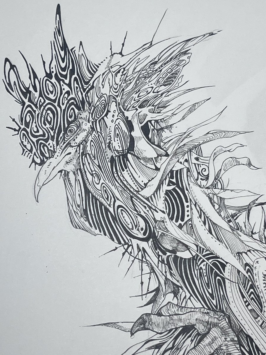 ニワトリ描きました。
かっこいい。 