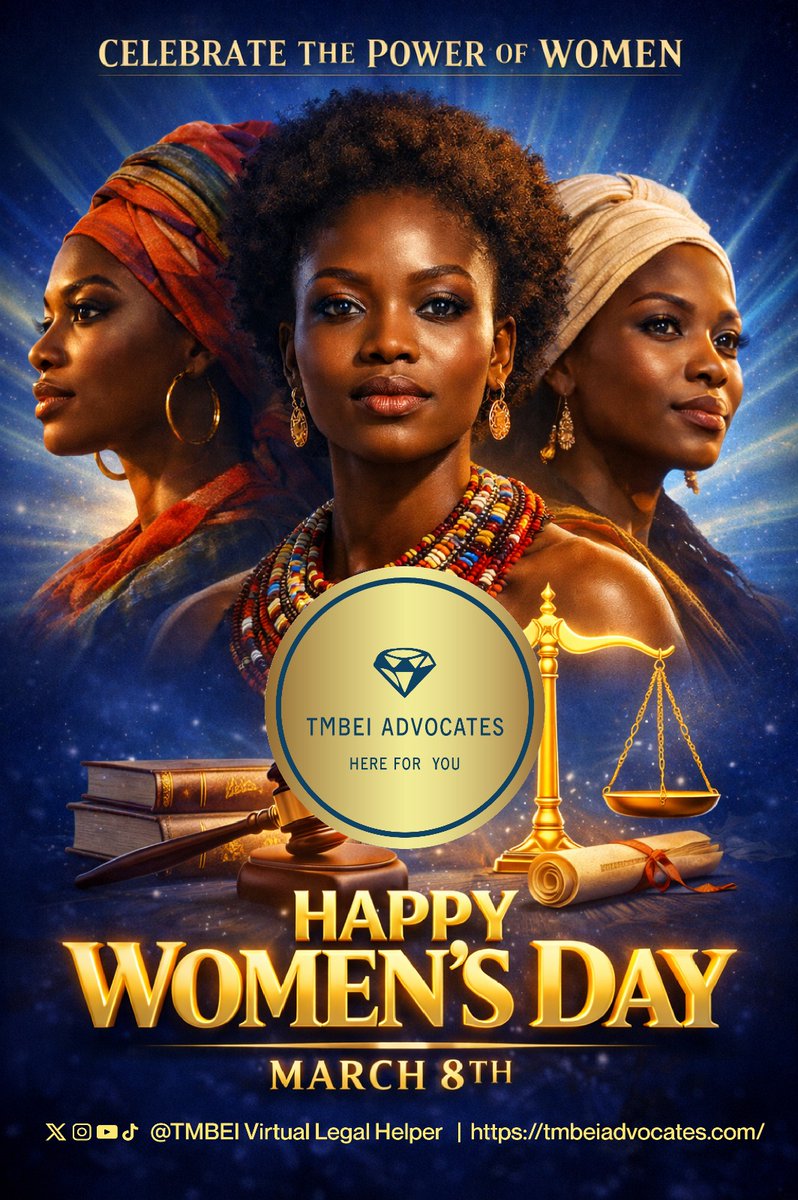 On this International Women’s Day, we celebrate the strength, intelligence, and leadership of women in law and in society.
Justice is stronger when women stand at the table where decisions are made.
tmbeiadvocates.com