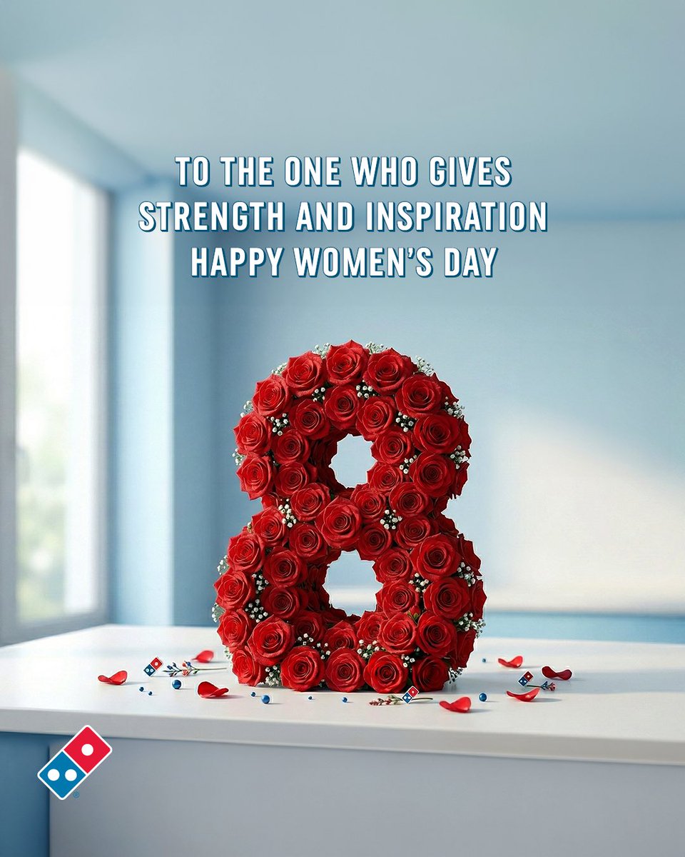DominosLebanon's tweet image. To the women breaking barriers, leading the way, and inspiring us all! Happy International Women’s Day ❤️✨

#WomensDay #Dominos #Pizza