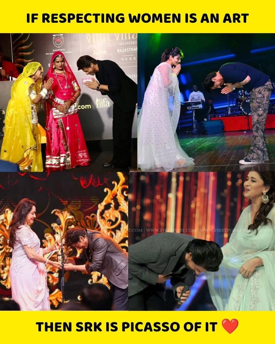 Velocity_Raisen's tweet photo. The way Shahrukh Rukh Khan respects women is truly admirable ❤️🤍
#InternationalWomensDay https://t.co/VZNo3T3Sw5