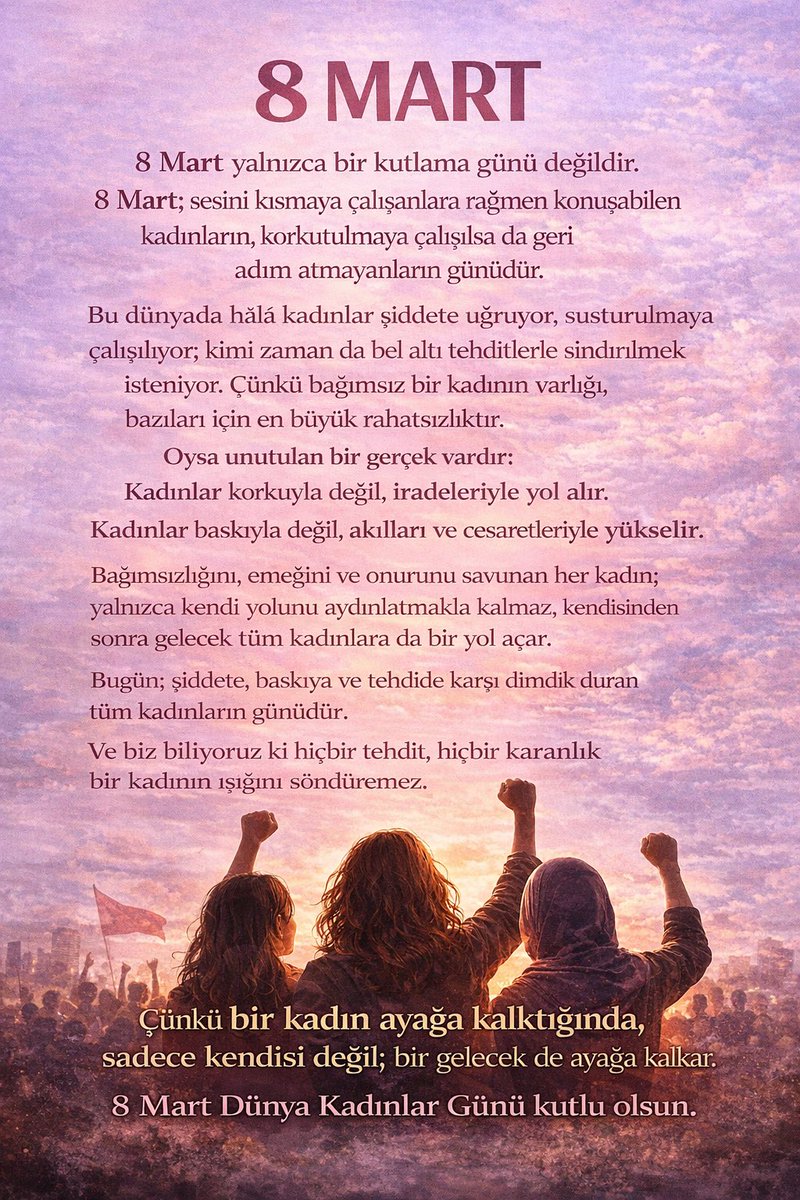 Kızlarrrr direnişimiz kutlu olsun. 🤍