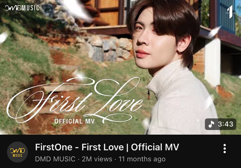 เวลาช่วงบ่ายแบบนี้ ทุกคนเปิด First Love ฟังกันรึยัง!!!! ถ้ายัง กด Search บน YouTube และ Spotify ด่วน 🚨

🔗 youtu.be/4GFt4SUODyM?si…

** ยอดสตรีมบนYouTube คิดเป็น 40%
** ยอดสตรีมบนSpotify คิดเป็น 20%

#VoteForFirstOne 

･͛♡･͛ <a href="/firstone_wnk/">FirstOne</a> #Firstone 🫶🏻🎤