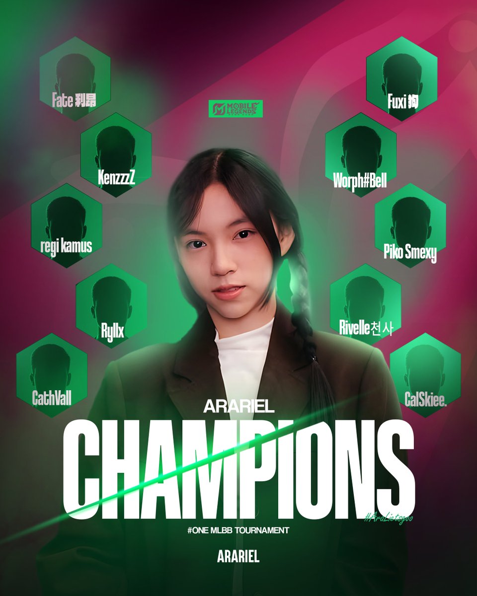THEY DID IT🏆🔥

Perjalanan panjang yang penuh perjuangan akhirnya berbuah manis. 
Kami berhasil keluar sebagai JUARA setelah kemenangan di Grand Final!

Terima kasih untuk semua dukungan yang tidak pernah berhenti.

We are the Champion🎮🏆

#AraLietsgoo
#ONE