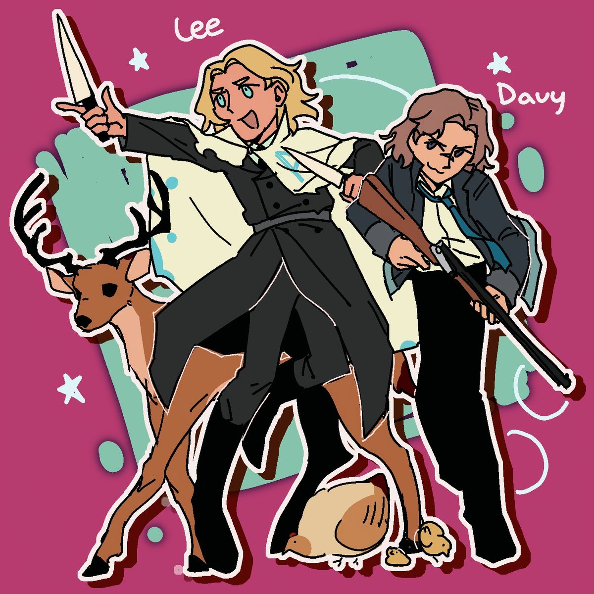 Go1dfOx87's tweet photo. GO HUNTER BOYS GO
#chaoswalking #chaoswalkingfanart #art #artwork #ArtistOnX #artist #drawing #myart #leejaye #davyprentissjr https://t.co/aQyR7h0jHC