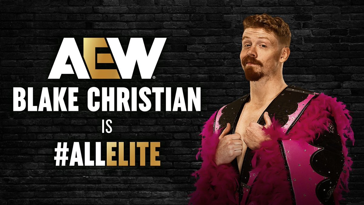 TheDrainmaker's tweet image. “Vanilla Baby” Blake Christian finally got his official ALL ELITE graphic today. 🔥