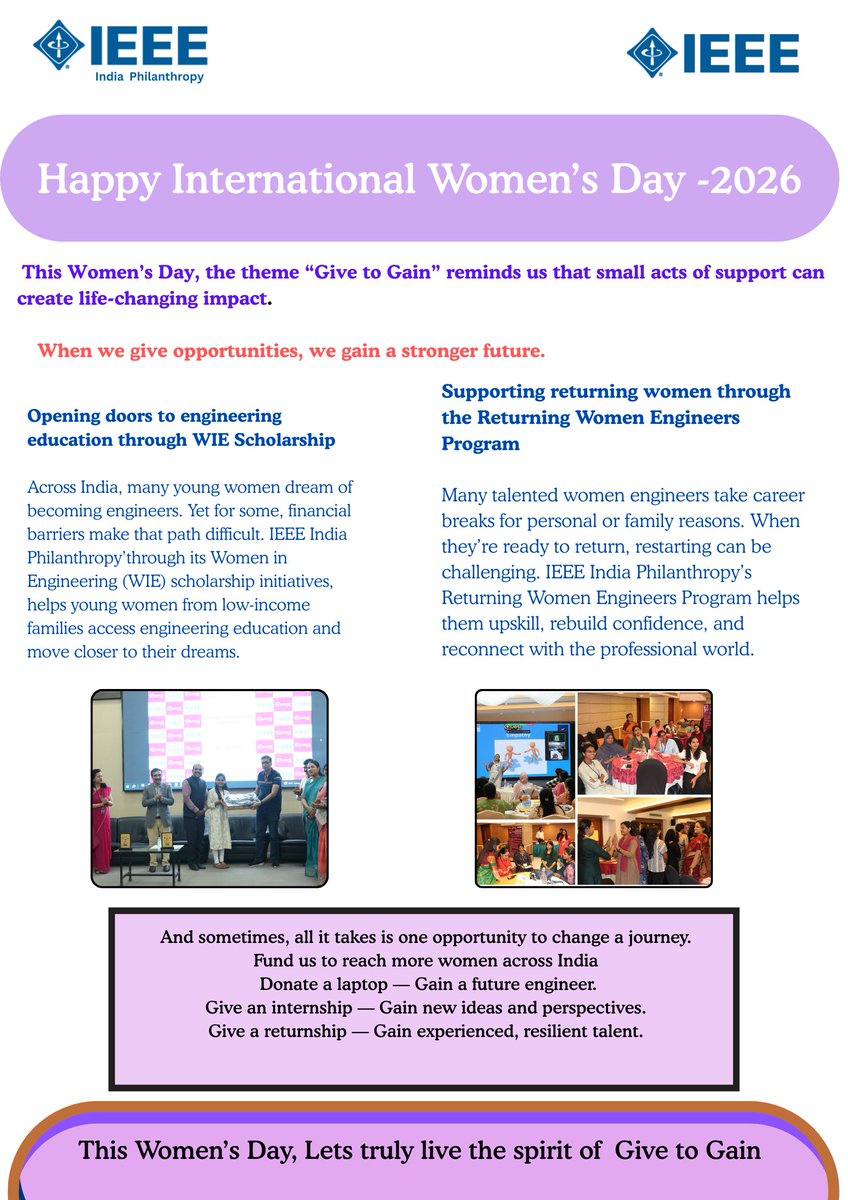 IEEE India Philanthropy tweet media